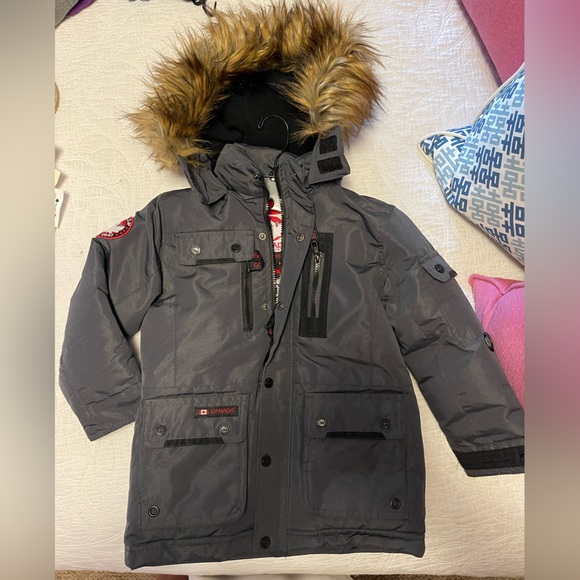 Canada Goose Weather Gear jacket kids size 5/6 - Picture 2 of 6